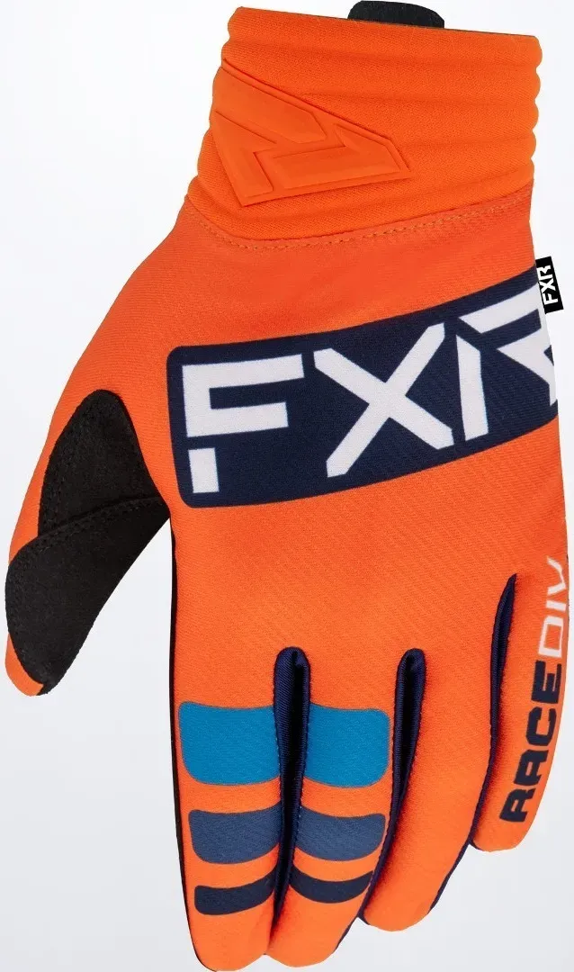 FXR Prime Motocross Handschuhe, blau-orange, Größe 2XL für Männer