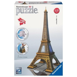 Ravensburger Puzzle Eiffelturm. 3D Puzzle (216 Teile), 216 Puzzleteile