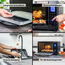 First Austria Minibackofen 45L Schwarz