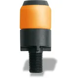 SKS Clik Valve Adapter für Schwalbe Clik (Pumpenadapter, einfache Montage, kompatibel mit Schwalbe Clik Valve), schwarz