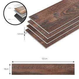 [neu.holz] neu.holz, SPC Klickboden Okapirg 80 Dekordielen 17,568 m2 Rustical Oak