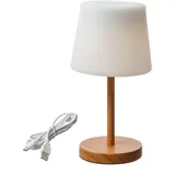 MARELIDA LED Tischlampe Braun