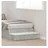 vidaXL Bettschubladen Beton Grau 100 x 36,5 x 16,5 cm Holzwerkstoff