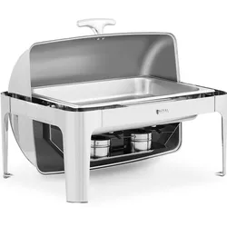 Royal Catering Chafing Dish - GN 1/1 -  - 8,5 L - 2 Brennstoffzellen - Rolltop