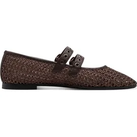 TAMARIS Da.-Ballerina für Damen, braun, Größe 39 EU