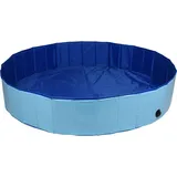Flamingo Hundepool Doggy Splatter - Blue - 80cm x 20cm