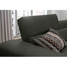 W.Schillig Eckcouch Chenille 3-Sitzer Grün