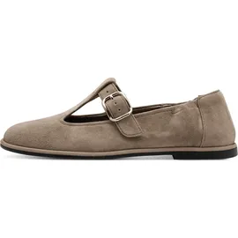 TAMARIS Riemchenballerinas für Damen, beige, 37 EU