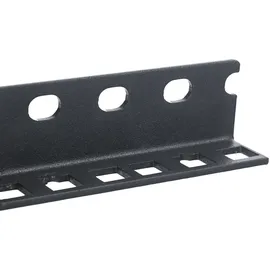 HMF 66812-02 Rackschiene für Serverschrank 2 Stück 10 Zoll, Schwarz
