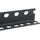 HMF 66812-02 Rackschiene für Serverschrank 2 Stück 10 Zoll, Schwarz