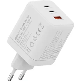 Digitus USB GaN 100W 2x USB-C 1x USB-A Weiß