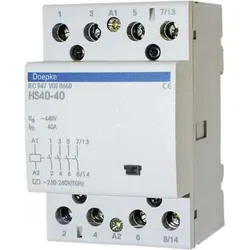 DOEPKE Installationsschütz, 40A, 4 Schließer,
