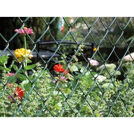 GAH Alberts Alberts Maschendrahtzaun Komplettset zum Einbetonieren grün, 100 cm, 75 m,