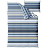 Traumschlaf Ima Gestreift Blau 240 x 220 cm + 2 x 80 x 80 cm