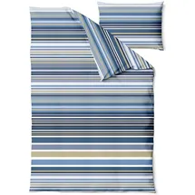 Traumschlaf Ima Gestreift Blau 240 x 220 cm + 2 x 80 x 80 cm