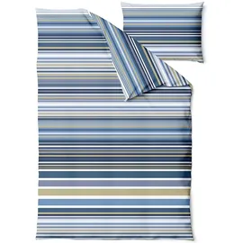 Traumschlaf Ima Gestreift Blau 240 x 220 cm + 2 x 80 x 80 cm
