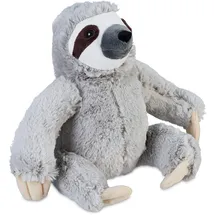 Relaxdays Faultier Türstopper Weiß,Braun,Grau