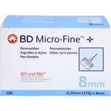 Bb Farma S.R.L. BD Micro-fine+ Pen-Nadeln 0,25x8 mm