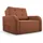 moeblo Schlafsessel Porto 101 x 90 x 100 cm Orange mit Relaxfunktion