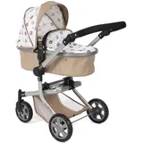 Bayer Chic 2000 Bayer Chic 2000® Puppen Kombi-Puppenwagen Mika Bärchen Beige