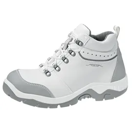 Abeba 2172 ANATOM Stiefel, S2, SRC, Weiß/Grau, Größe 45
