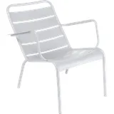 Fermob LUXEMBOURG Tiefer Sessel Aluminium - Baumwollweiß
