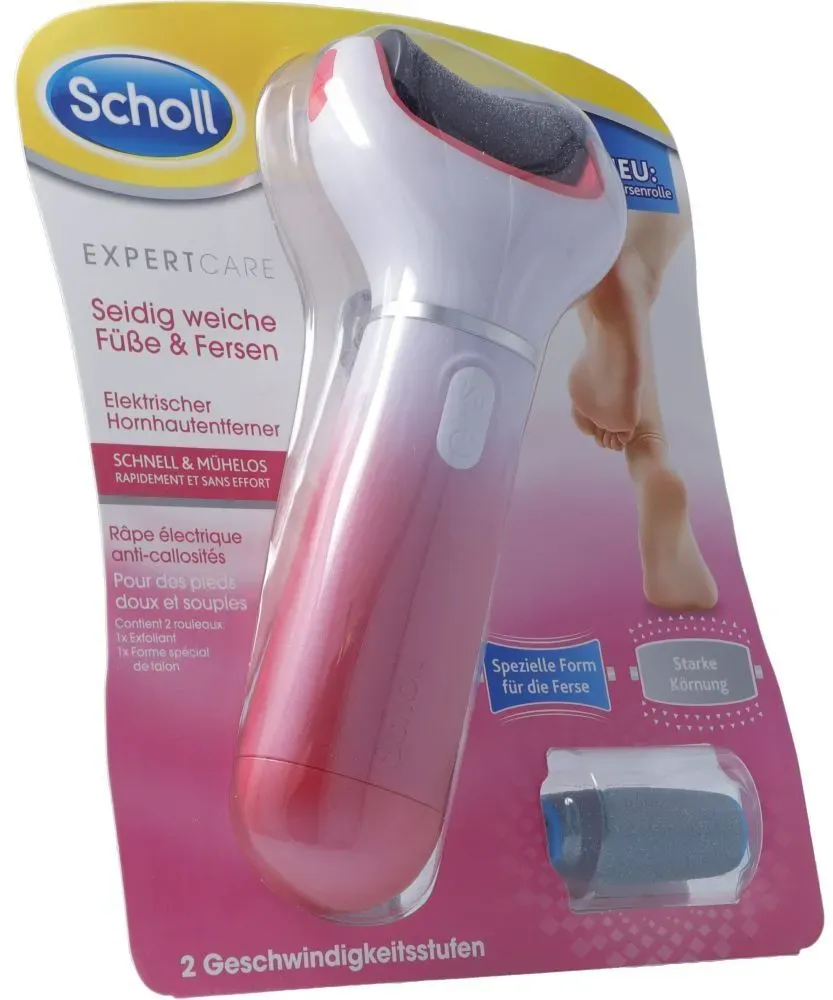 Scholl Elektrische Reibe gegen Schwielen Rose