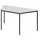 bümö Trapez-Tisch, Multifunktionstisch 160 x 69 cm in Grau/Schwarz - Besprechungstisch, Konferenztisch, Meetingtisch, Mehrzwecktisch, Pausentisch für