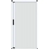 Falttür für den Innenbereich, Aluminiumrahmen mit Zellgewebe, 203 cm hoch, einziehbar, für Küche, WC, Speisekammertor