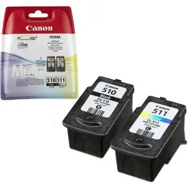 Canon PG-510 schwarz + CL-511 CMY