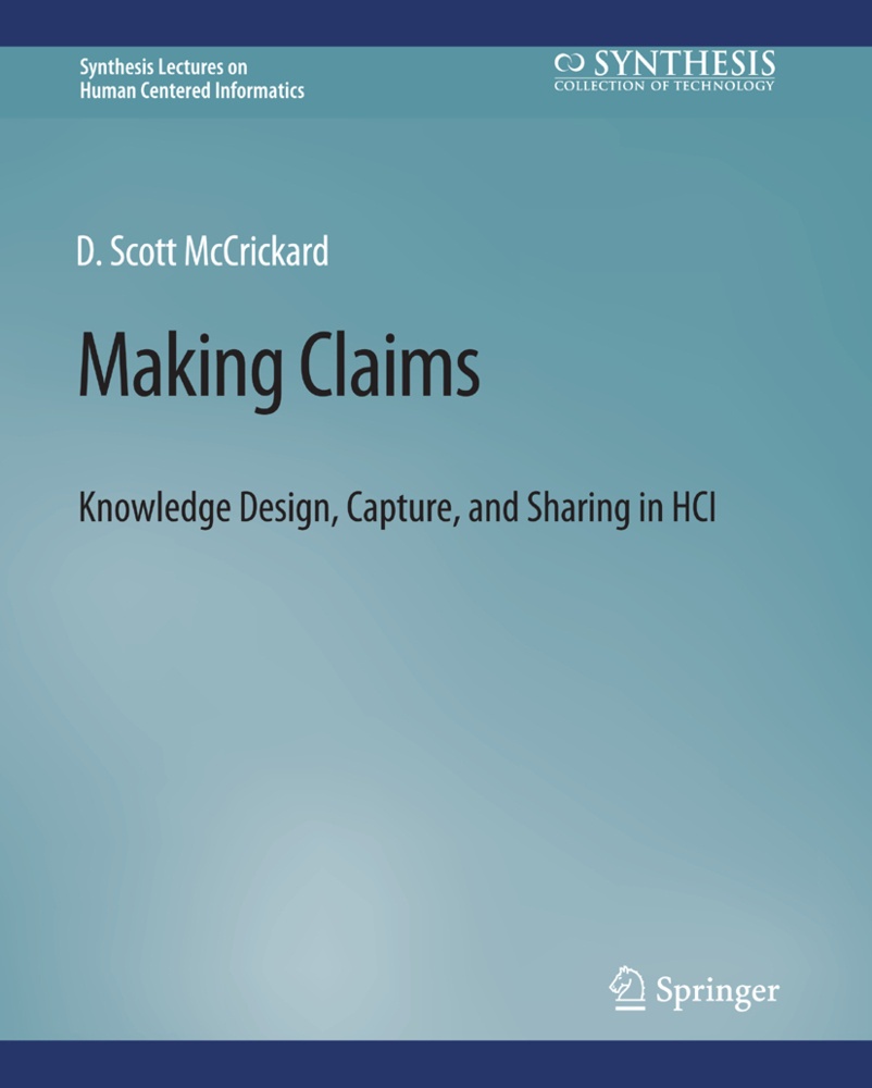 Making Claims - D. Scott McCrickard  Kartoniert (TB)