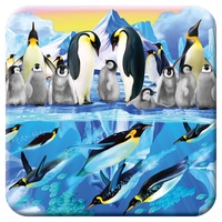 3D LiveLife Kork Matte - Pinguin stürzen von Deluxebase. Linsenförmige-3D-Kork Ozean Untersetzer. rutschfeste Getränkematte mit Originalkunstwerk lizenziert vom bekannt Künstler Michael Searle