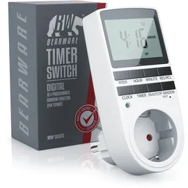 Bearware 2x Zeitschaltuhr LCD-Display / 10 konfigurierbare Programme