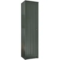 Furn.design Schuhschrank grün 50 x 197 cm Garderobe Schuhaufbewahrung,