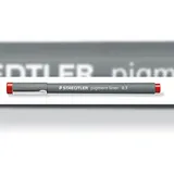 Staedtler pigment liner 308 0,3 mm, rot
