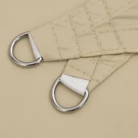 vidaXL Sonnensegel Oxford-Gewebe Rechteckig 4x6 m Beige