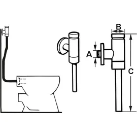 Schell Schellomat Silent Eco WC-Druckspüler