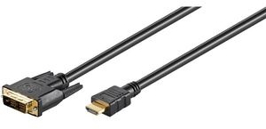Goobay DVI-Kabel 51580, HDMI DVI-D, 2 m, HDMI A Stecker / DVI D Stecker