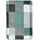 KLEINE WOLKE Badematte EDGE Blau/Grau 70 x 120 cm
