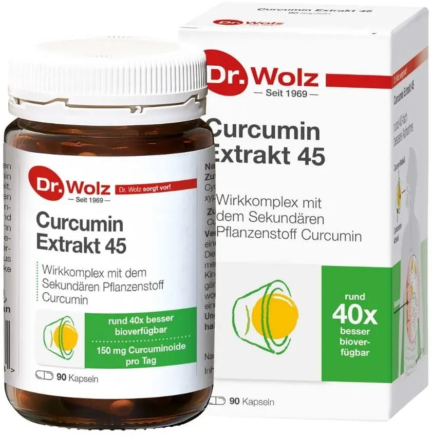curcumin extrakt 45 dr.wolz kapseln