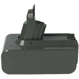 EXTENSILO Akku kompatibel mit Dyson V6 Animalpro, V6 Baby+Child, V6 Animal, V6 Absolute Staubsauger Schwarz (5000 mAh, 22,2 V, Li-Ion)