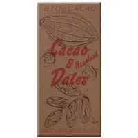 bioecacao Cacao & Dates Hazelnut Schokoladentafel 90 g