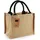 Westford Mill Jute Mini Gift Bag Grün 26 x 22 x 14 cm
