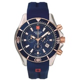 Swiss Alpine Military Nautilus Chrono SAM7040.9855 Herrenuhr Nautilus Chrono | Blau/Blau