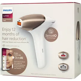 Philips Lumea IPL 9900 BRI95001 Haarentferner SkinAI kabellos Gesicht Körper - Weiß