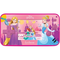 Lexibook Disney Prinzessin Cyber Arcade Pocket Spielkonsole Display 1,8 Zoll 150 Spiele 10 Disney Prinzessin, Retro Gaming