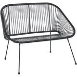 Beliani Acapulco 114 x 0 x 0 cm Schwarz