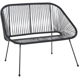 Beliani Acapulco 114 x 0 x 0 cm Schwarz
