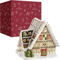 Villeroy & Boch Lebkuchenhaus mit Spieluhr Bunt