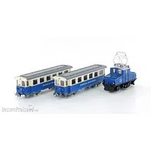 HOBBYTRAIN Zugspitzbahn Tal-Lok mit 2 Personenwagen H43104 H0